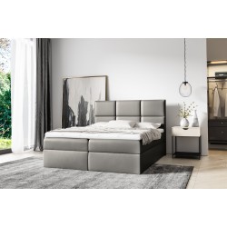 Kontinentalbett Nuvon mit Bettkasten Stoff Soft 29