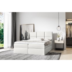 Kontinentalbett Nuvon mit Bettkasten Stoff Soft 17