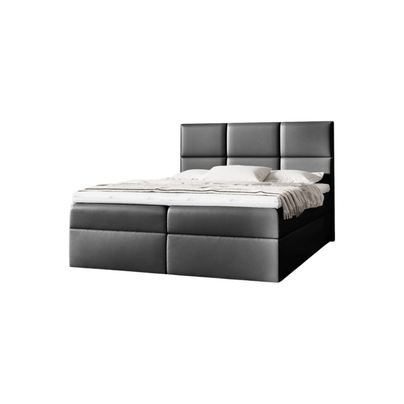 Nuvon continental bed with bedding storage fabric Soft 11