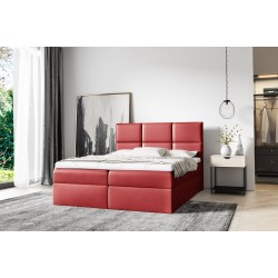 Nuvon continental bed with a bedding container, fabric Soft 10