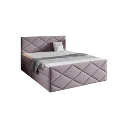 Cama continental Koro con contenedor para ropa de cama tela Monolith 62