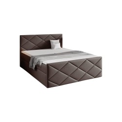 Cama continental Koro con contenedor para ropa de cama tela Inari 27