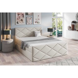 Continental bed Koro with bedding storage fabric Inari 22