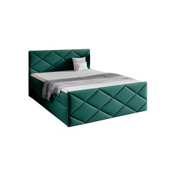 Continental bed Koro with bedding storage, fabric Fancy 36