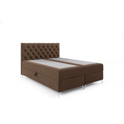 Lexio continental bed with a storage container for bedding, fabric Magic Velvet 2299