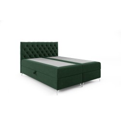 Continental bed Lexio with a bedding container, fabric Magic Velvet 2292