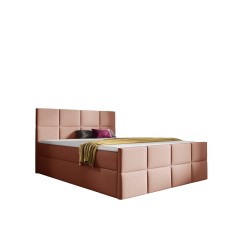 Kontinentalbett Mivaro mit Bettkasten Stoff Monolith 61