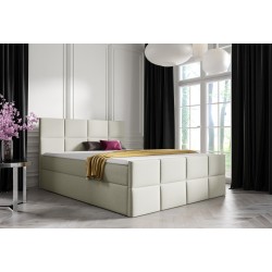 Kontinentalbett Mivaro mit Bettkasten Stoff Monolith 02