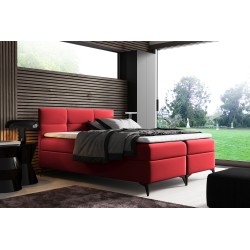 Santos continental bed with bedding storage, fabric Soft 10