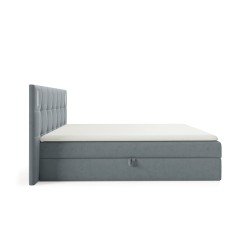 Valdi continental bed with sensory lighting, fabric Fresh 32