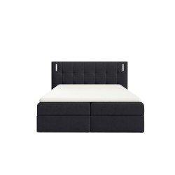 Valdi continental bed with sensory lighting in Fresh 17 fabric