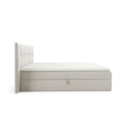 Kontinentales Bett Valdi mit Sensorbeleuchtung Stoff Fresh 01