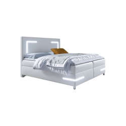 Kontinentalbett Axero mit LED-Beleuchtung Stoff Soft 17