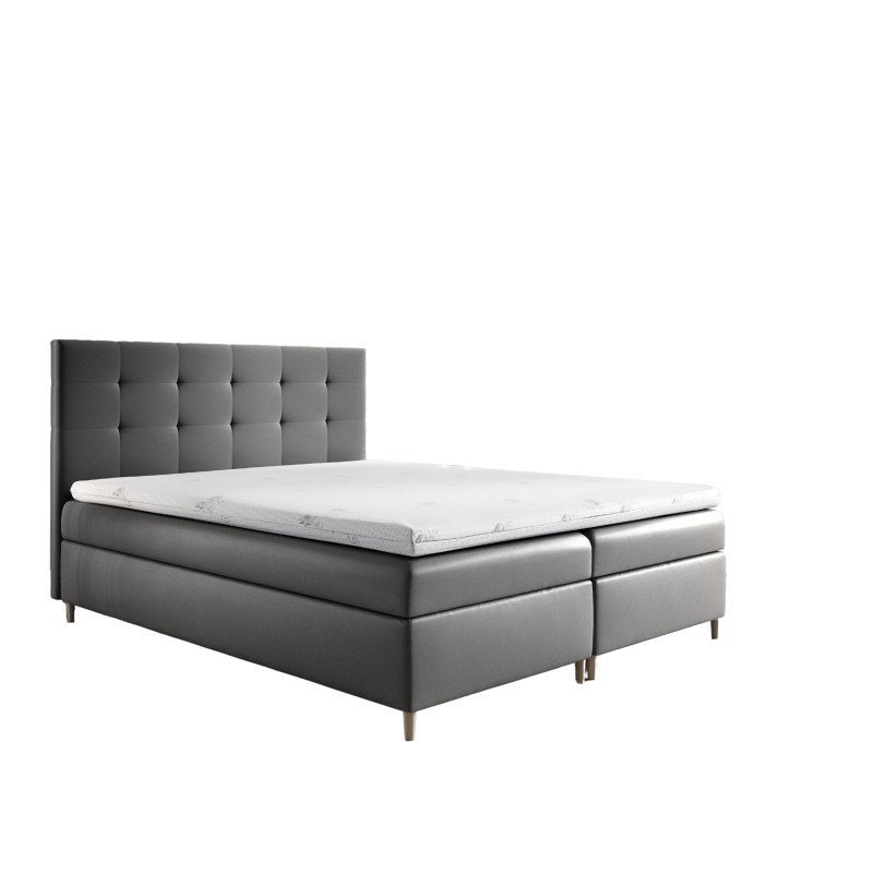 Cama continental Tivaro con almacenamiento para ropa de cama tela Soft 29