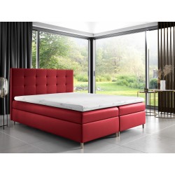 Cama continental Tivaro con contenedor para ropa de cama tela Soft 10