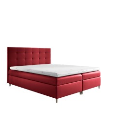 Cama continental Tivaro con contenedor para ropa de cama tela Soft 10