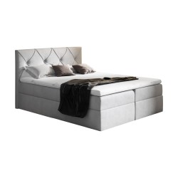 Virox continental bed with bedding storage, fabric Matt velvet 83