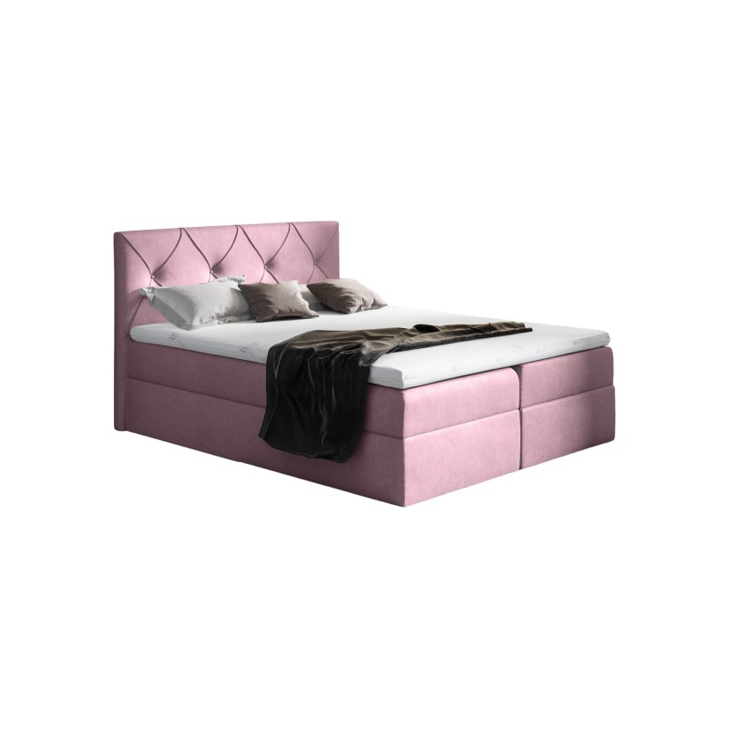 Kontinentalbett Virox mit Bettkasten Stoff Fancy 63