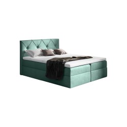 Cama continental Virox con contenedor para ropa de cama tela Fancy 36