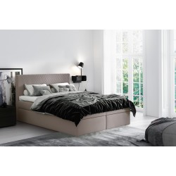 Cama continental Nolivo con contenedor para ropa de cama tejido Riviera 16