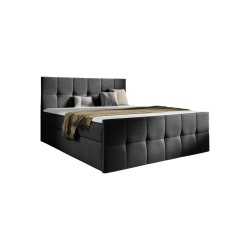 Cama continental Aurevo con contenedor para ropa de cama tela Inari 100