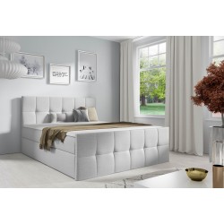 Cama continental Aurevo con contenedor para ropa de cama tela Fancy 85