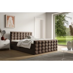 Cama continental Evano Acolchados decorativos y contenedor para ropa de cama tela Fresh 4