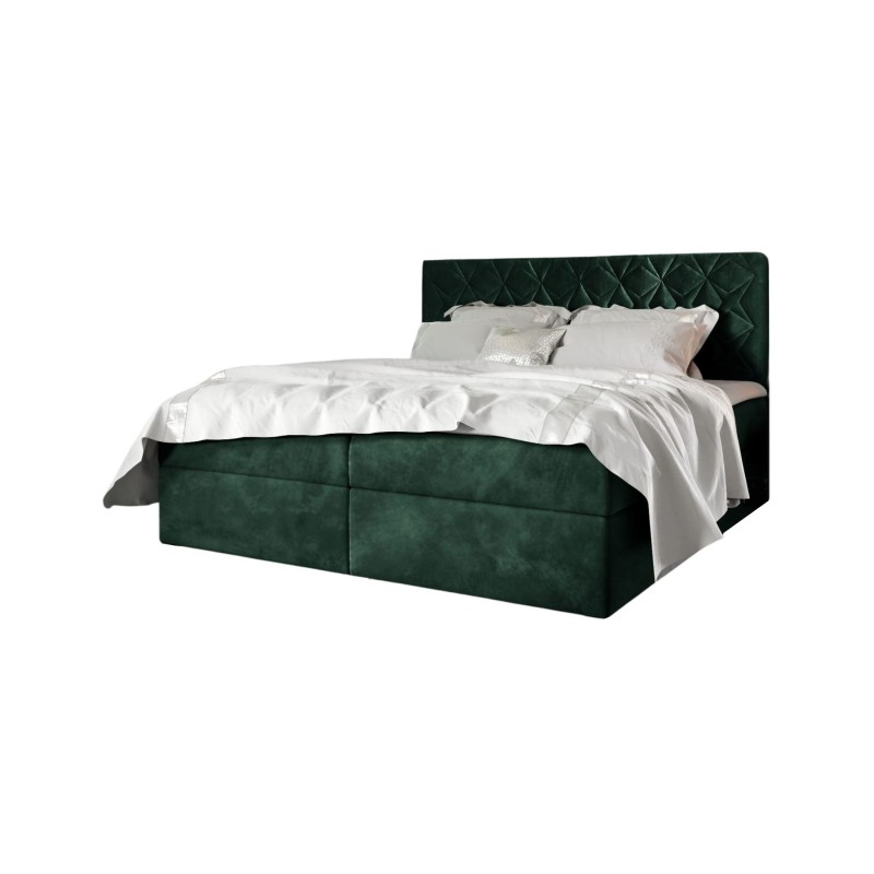 Kontinentalbett Zendo VII mit Bettkasten Stoff Fresh 13