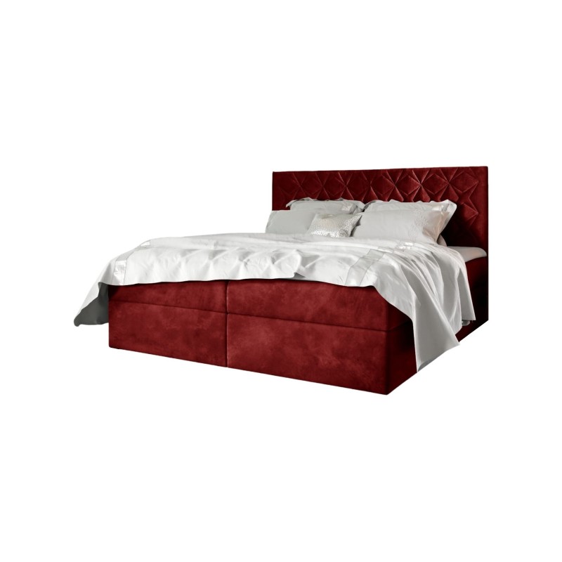 Cama continental Zendo VII con contenedor para ropa de cama tela Fresh 8