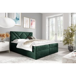 Cama continental Zendo VI con contenedor para ropa de cama tela Fresh 13