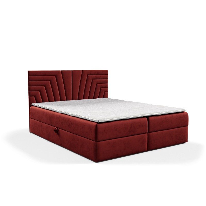 Continental bed Zendo IV with bedding storage fabric Fresh 8