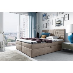 Cama continental Zendo IV con contenedor para ropa de cama tela Fresh 2