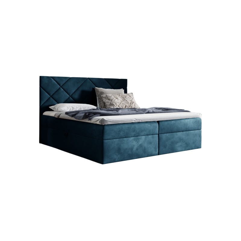 Cama continental Zendo III con contenedor para ropa de cama, tela Fresh 11