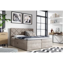 Kontinentalbett Zendo III mit Bettkasten Stoff Fresh 2