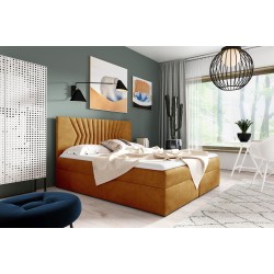 Kontinentalbett Zendo II mit Bettkasten Stoff Fresh 37