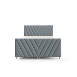 Continental bed Karo Plus with bedding storage, fabric Fresh 32