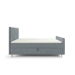 Continental bed Karo Plus with bedding storage, fabric Fresh 32