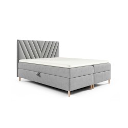 Continental bed Karo with bedding storage, fabric Fresh 84