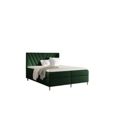 Cama continental Karo con cajón para ropa de cama, tela Fresh 13