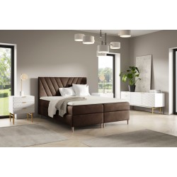 Continental bed Karo with bedding storage fabric Fresh 4