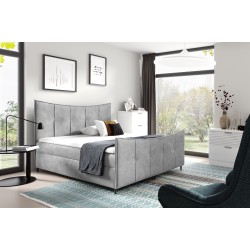 Kontinentalbett Elmo Lux mit Bettkasten Stoff Fresh 14