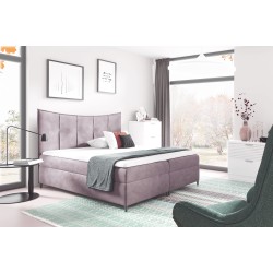 Cama continental Elmo con contenedor para ropa de cama tela Fresh 9