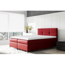 Kontinentalbett Bari mit Bettkasten Stoff Soft 10A