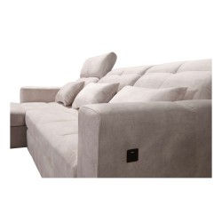 Luxus-Ecksofa Zeni mit Schlaffunktion in Samtstoff, Wave 5 | Ihr Ort für Komfort