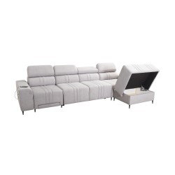 Verona XII Mix Corner Sofa with Sleeping Function Velvet, Vena 8 - elegance and comfort in one piece of furniture