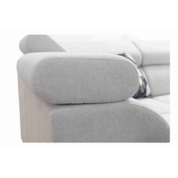 Prestige XI Maxi Corner Sofa with Sleeping Function and USB Port | Upholstered Corner Sofa, Soft to the Touch, Freya 210.18 + Ta