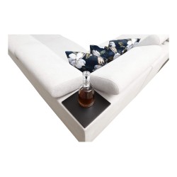 Prestige IX Ecksofa mit Schlaffunktion und USB-Anschluss - Weich im Griff, Freya 210.23 + Tauro 8207