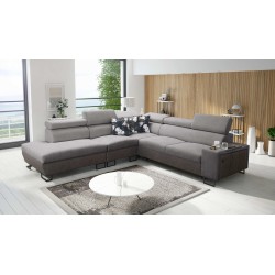 Prestige IX Ecksofa mit Schlaffunktion und USB-Anschluss - Weich im Griff, Freya 210.23 + Tauro 8207