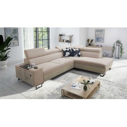 Prestige VII Ecksofa mit Soft-Touch, Freya 210.04 + Tauro 8203 - Eleganz und Funktionalität in einem