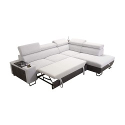 Corner sofa Prestige VII with Soft to the touch, Freya 210.02 + Tauro 8203 - elegance and functionality in one